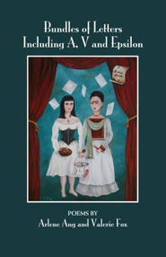 Bundles of Letters Including A, V, and Epsilon by Arlene Ang and Valerie Fox